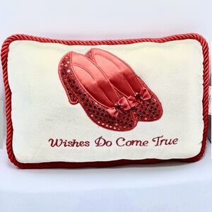 Vintage 2000 Warner Bros. Wizard of Oz Wishes Do Come True Pillow - New